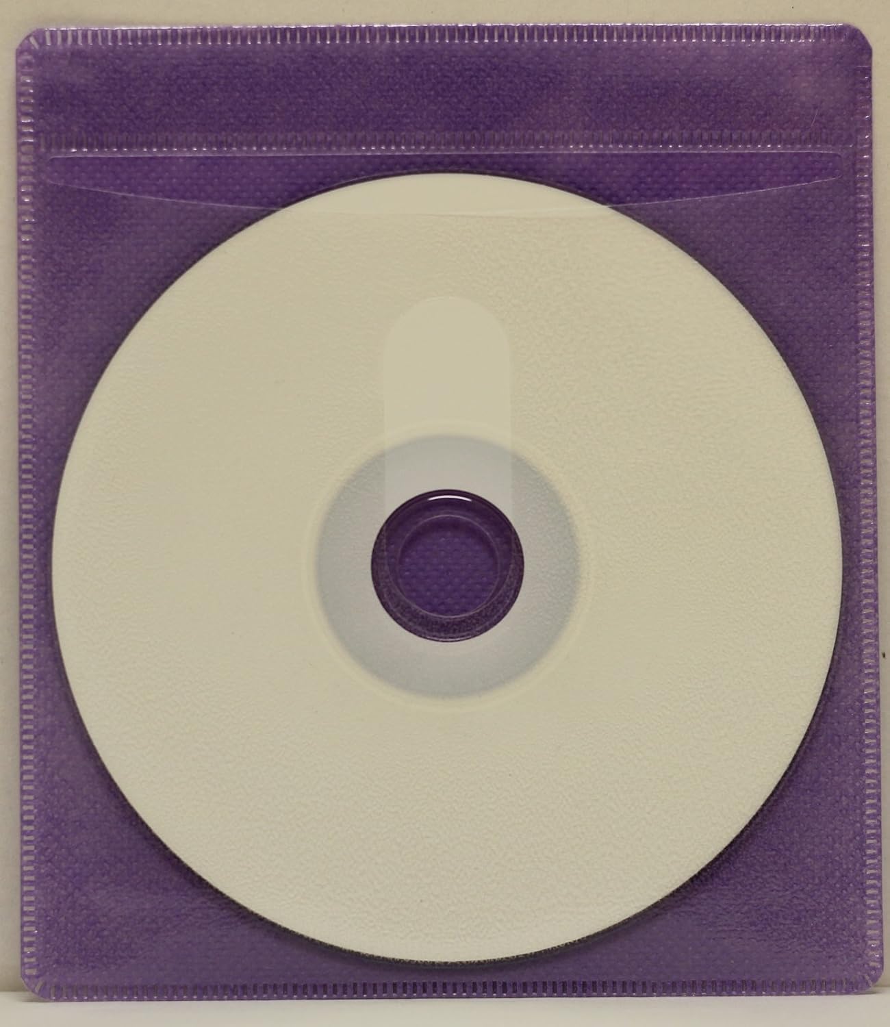 mediaxpo Premium CD Double Sided Plastic Sleeves - Plastic CD Sleeve for Ultimate Protection and Organization (Purple) (Pack of 1,000)