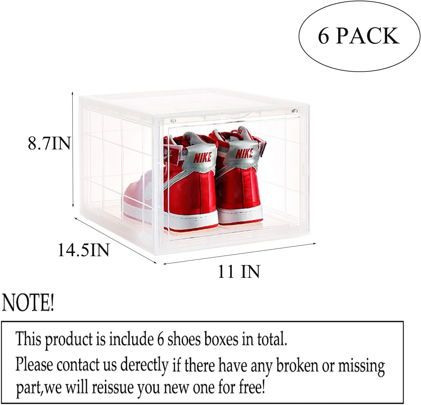 Bеѕt Dеаl Chеар 🛒 AOTENG STAR Clear Storage Shoes Box Womens Mens Shoe Storage Display Box Plastic Foldable Stackable Shoe Container Clear Closet Shelf Shoe Organizer-6 Pack Uр Tо 50% оƒƒ AOTENG STAR Clear Storage Shoes Box Womens Mens Shoe Storage Display Box Plastic Foldable Stackable Shoe Container Clear Closet Shelf Shoe Organizer-6 Pack