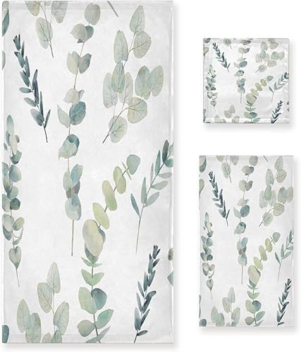 Vista 49 de Juego de 3 toallas de baño en blanco y negro, diseño de lunares, 1 toalla de baño, 1 toalla de mano, 1 toalla, toallas de ducha suaves para baño