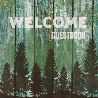 Cabin Rental Guestbook: Airbnb, Vrbo, Bed and Breakfast Book For Guests To Leave Comments