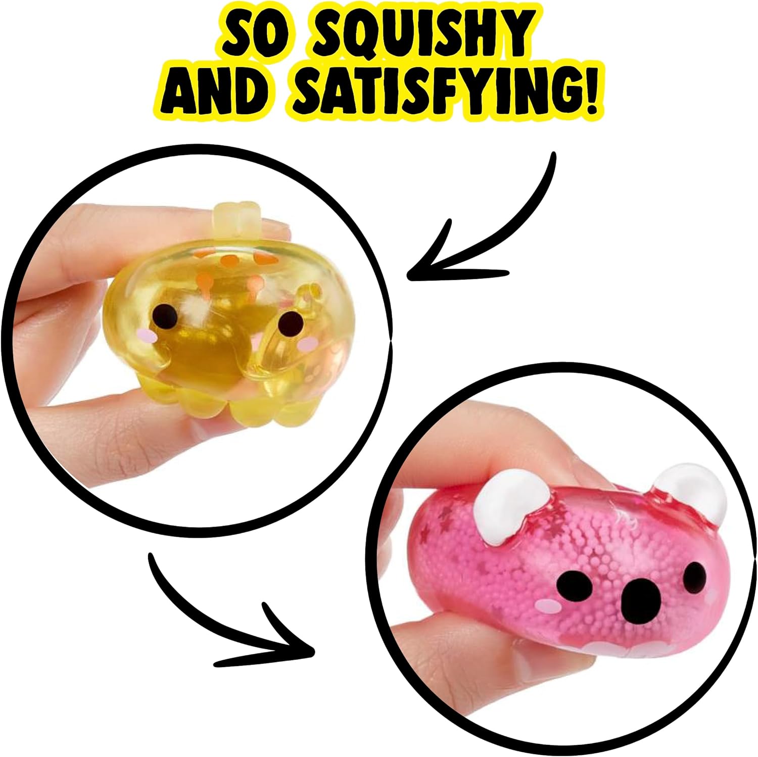 The Original Moj Moj Bubbles or Crunch Series 1, Collectible Blind Bag Figure, Stress Reliever, Anxiety Toys, Easter Basket Stuffers, Party Favors for Kids Ages 5+