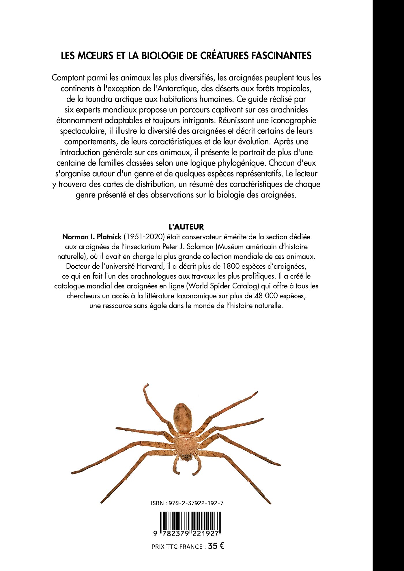 Les Araignées du monde