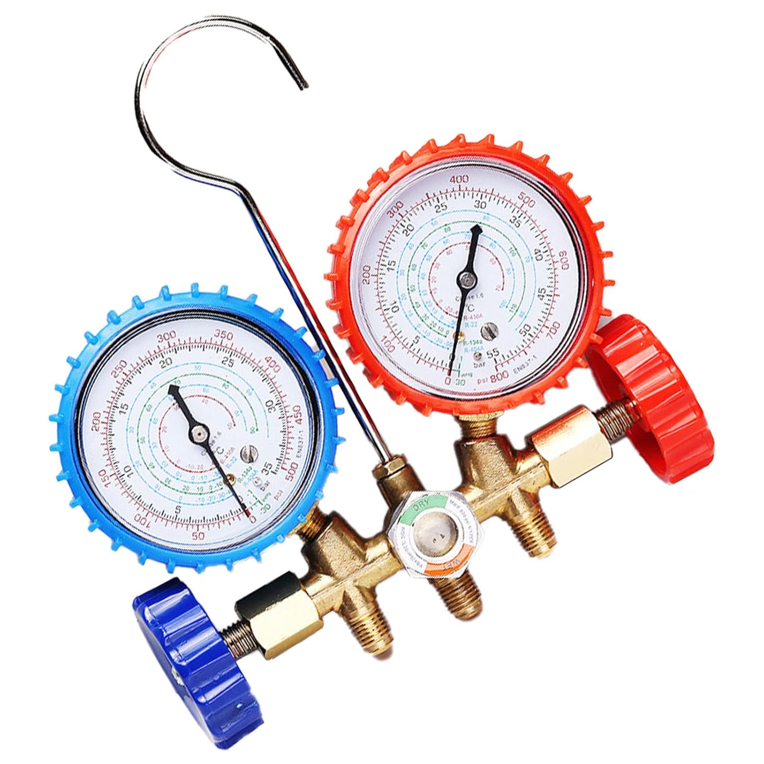 Conditioning Fluoride Tool Alloy Fluoride Tool Set AC Manifold Gauge Set Auto Service Kit Car Conditioner Fluorine Meter Condition Monito Charging The