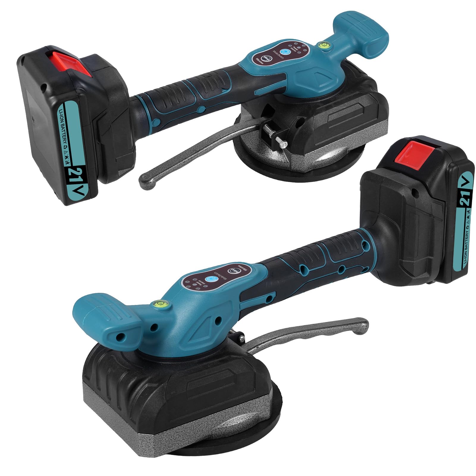 Relogic Livellatrice vibrante per piastrelle, utensile per piastrellatura senza fili da 21 V con 5 velocità regolabili e indicatori LED (BL,)
