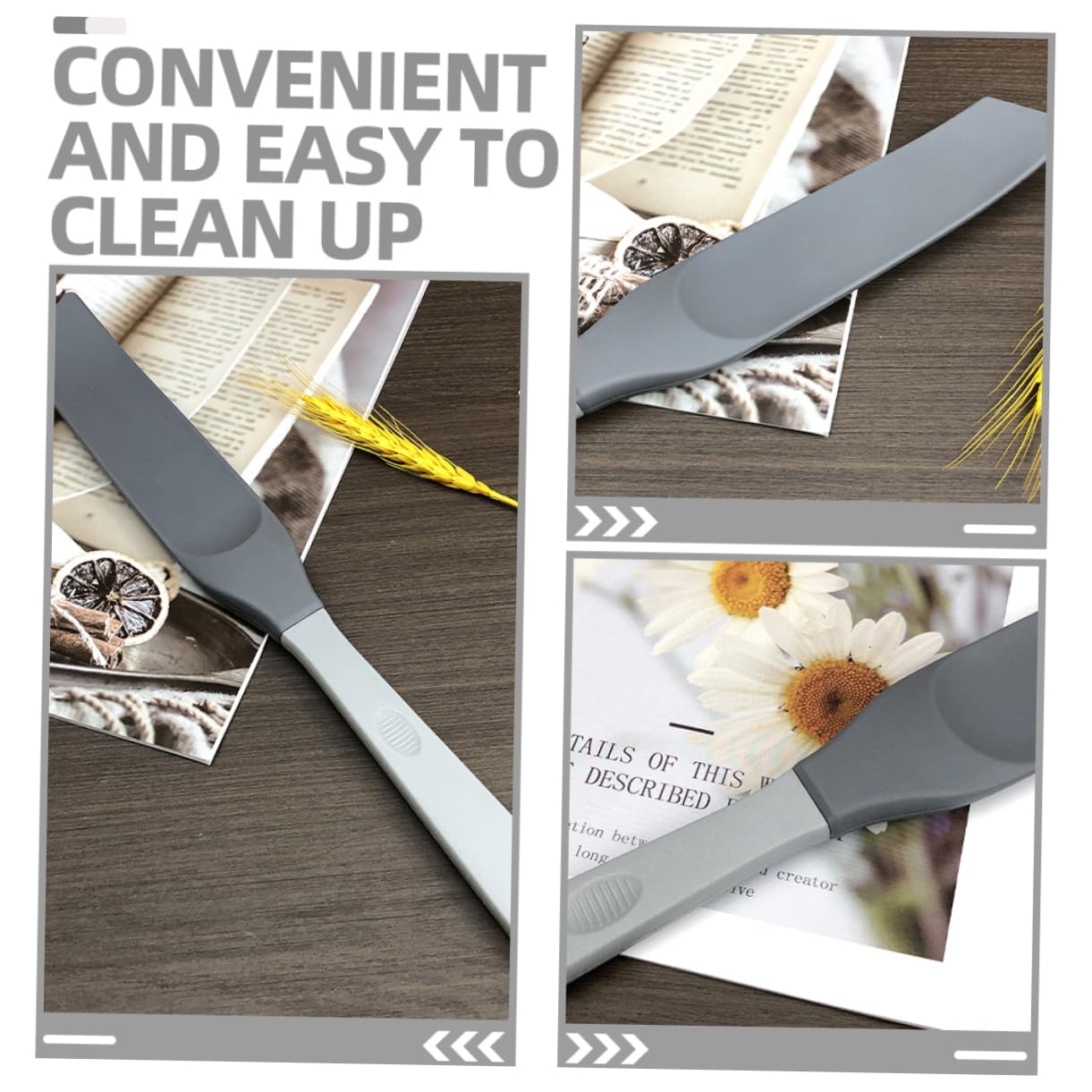 Ciieeo Baking Stray Scrapers Scraper Non-stick Mini Silicon Scraper Hand Mixing Scraper Spreader Cream Tool Cake Scraper Multi-function Jam Spreader