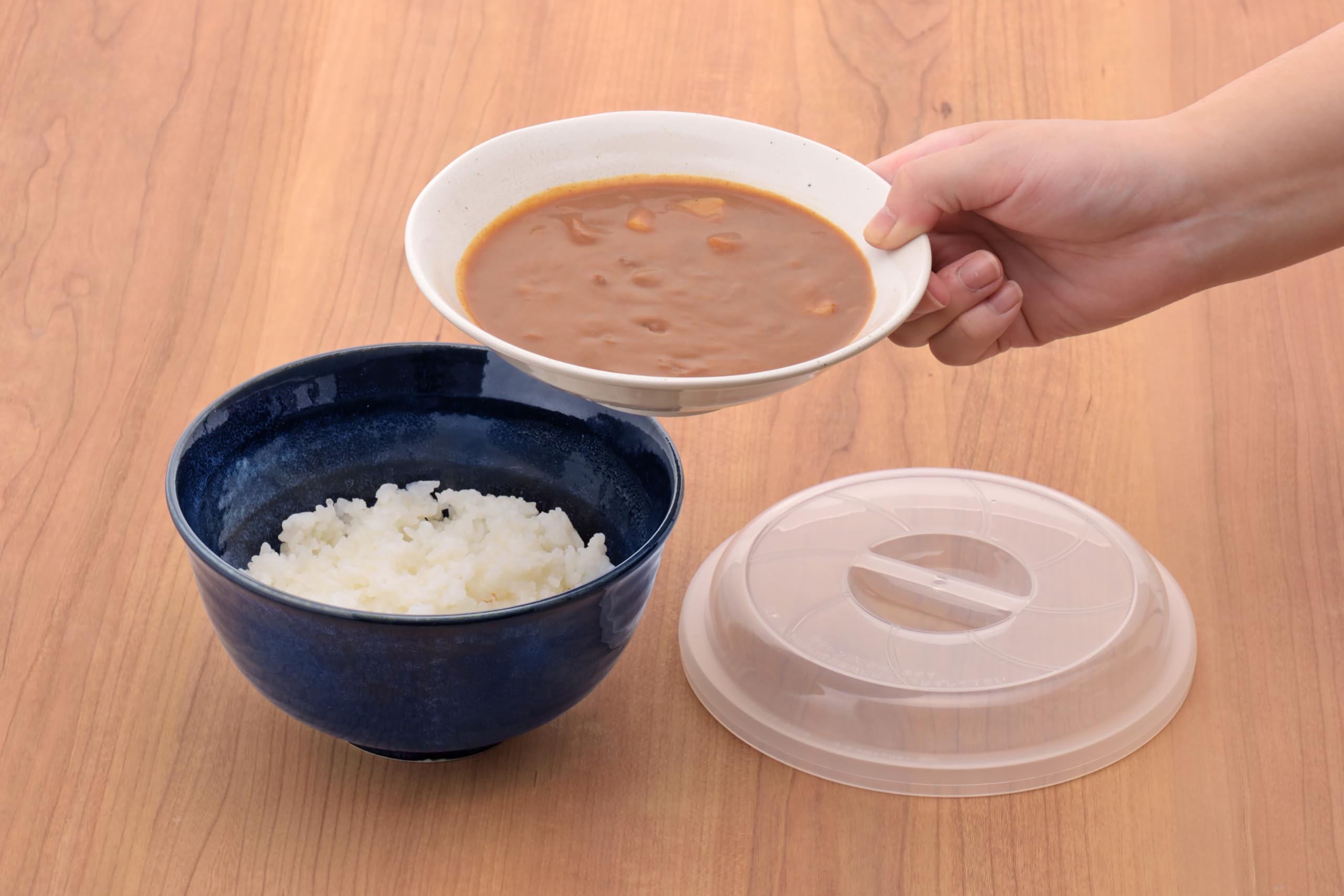 Amazon｜ヤマ吾陶器 作りおき 丼物 フタ付 電子レンジ対応 ちょっと