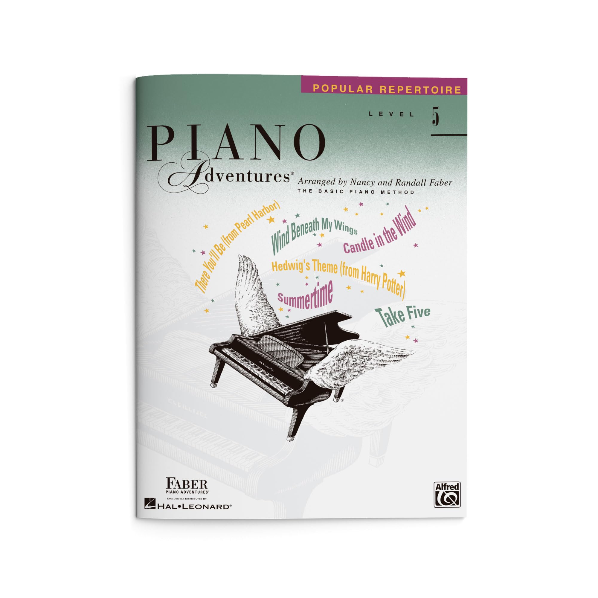 Piano Adventures: Popular Repertoire Book – Level 5 | Piano Sheet Music for Students | Faber Piano Method Book with Pop Hits and Movie Themes | Songbook with Activity Pages for Level 5 Skills