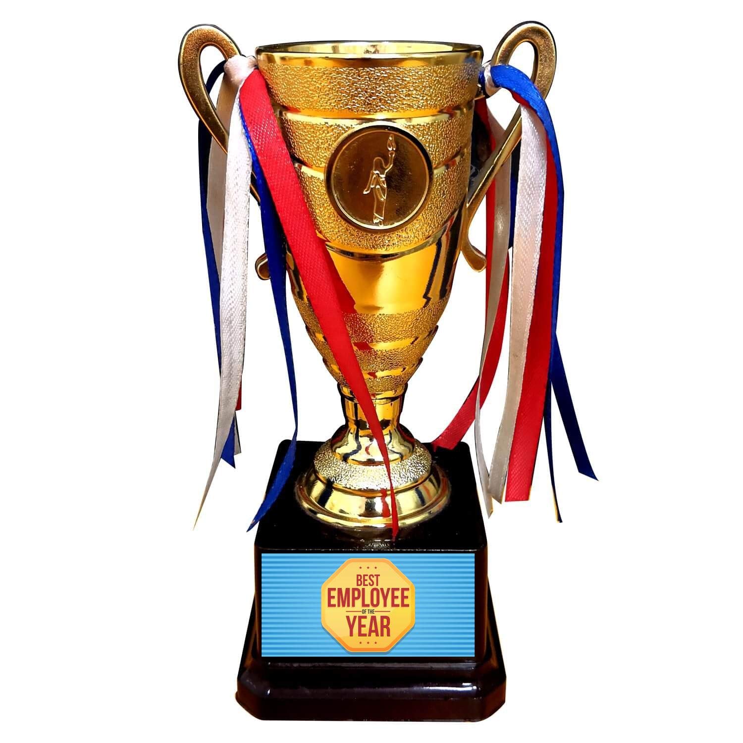 Yaya Cafe Best Employee of The Year Gifts Printed Award Champion Trophy - Golden, Alloy (B085MFHWY9) Amazon Price History, Amazon Price Tracker