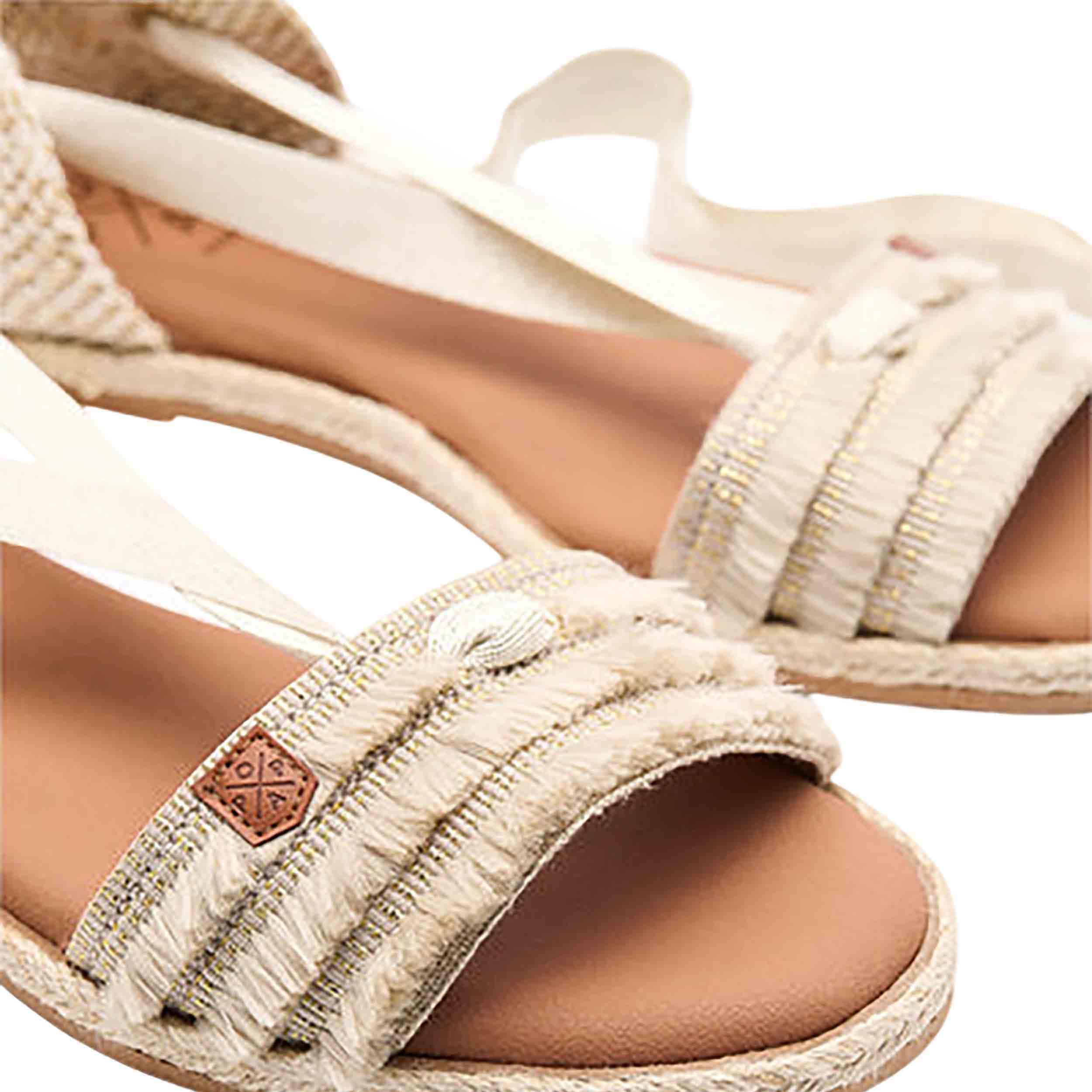 Popa Poipu Frangia Menorchina Donna - 100% Pelle