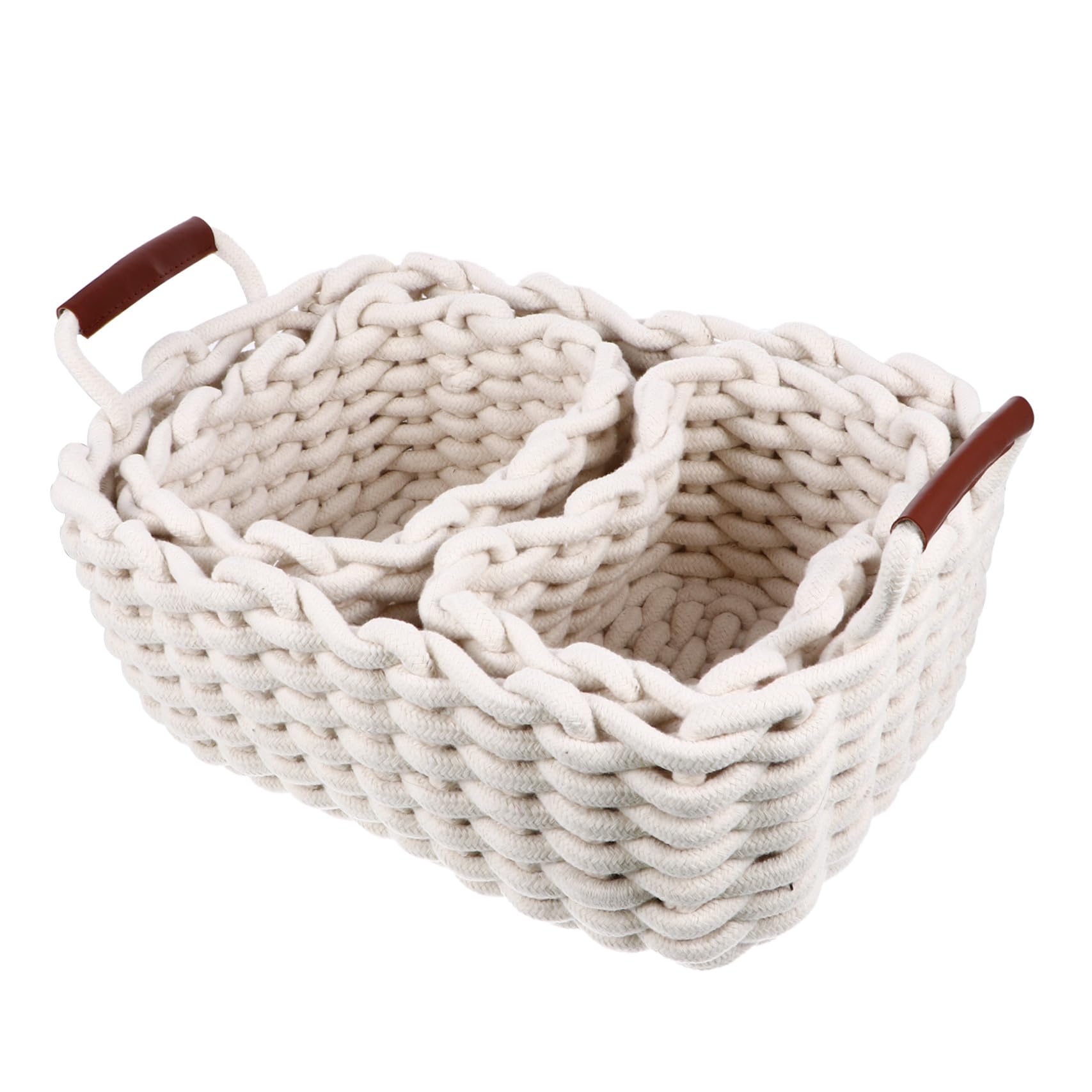 Paniers tressés en corde de rangement pour sublimer votre décoration intérieure