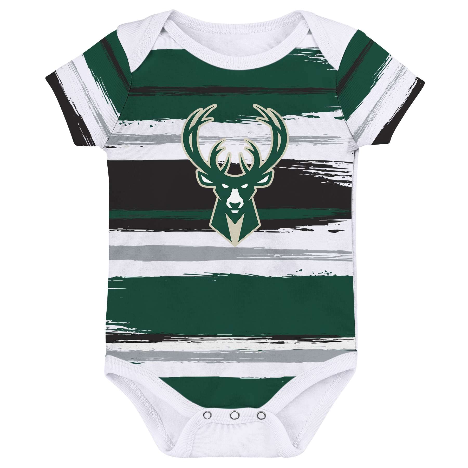 Outerstuff Milwaukee Bucks NBA Team Favorites SS Creeper Green Bodysuit Newborn