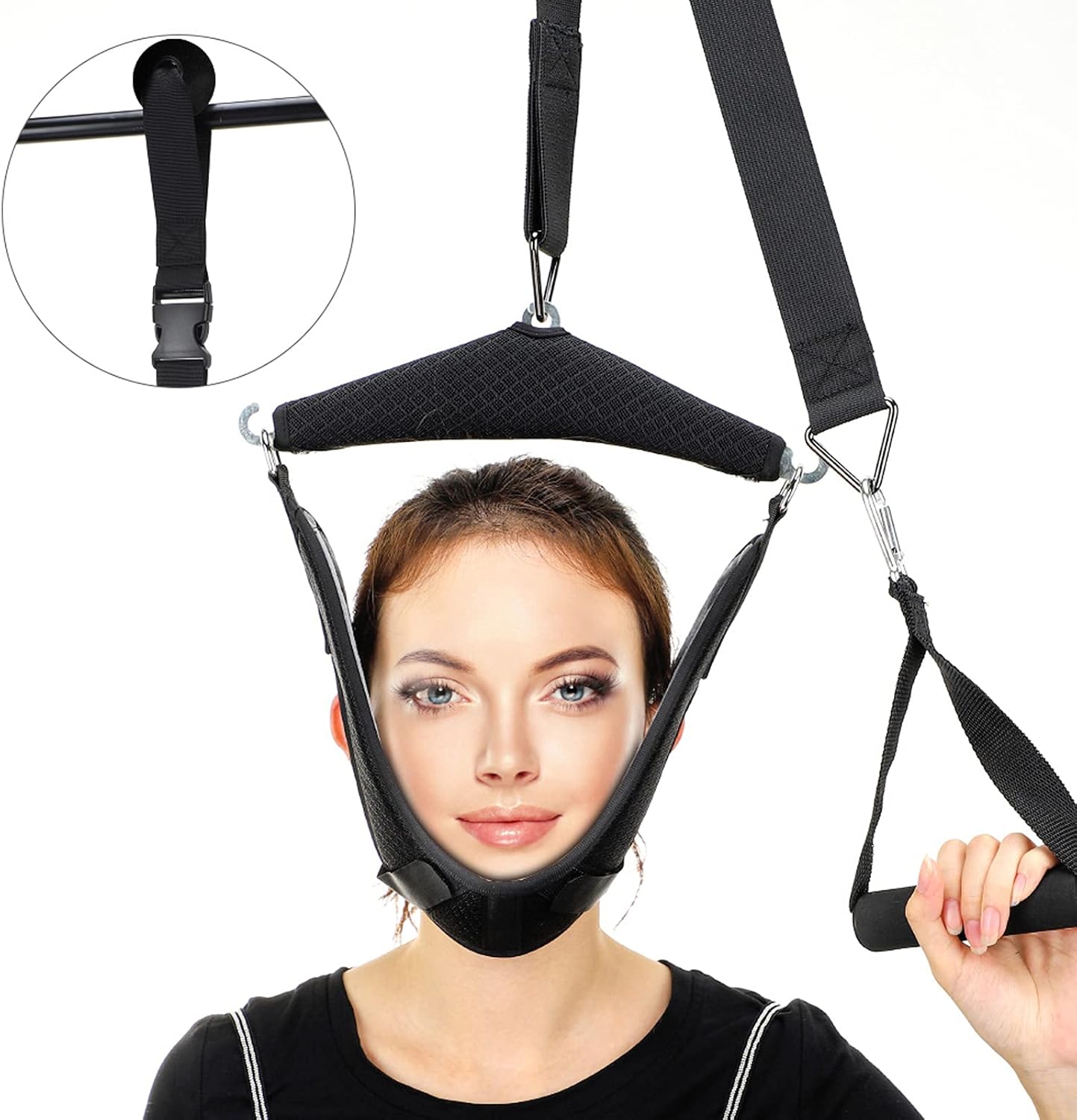 Buy Cervical Neck Traction Device Over Door for Neck Pain Relief