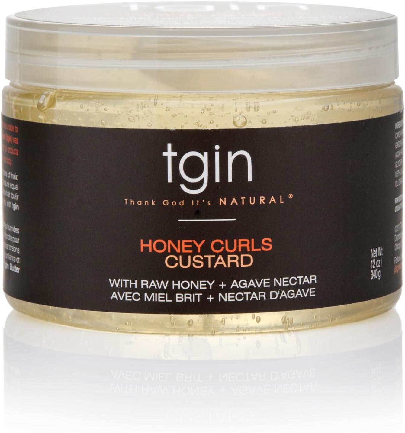 Thank God It's Natural tgin Honey Curls Custard for Natural Hair - Dry Textured Curly Damaged