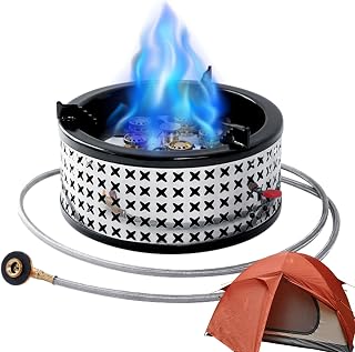 Hornillo de gas | Hornillo de camping 15,8 kW Anti| De Camping Resistente al | Para Barbacoa, Picnic Cocina al aire libre Senderismo Trekking