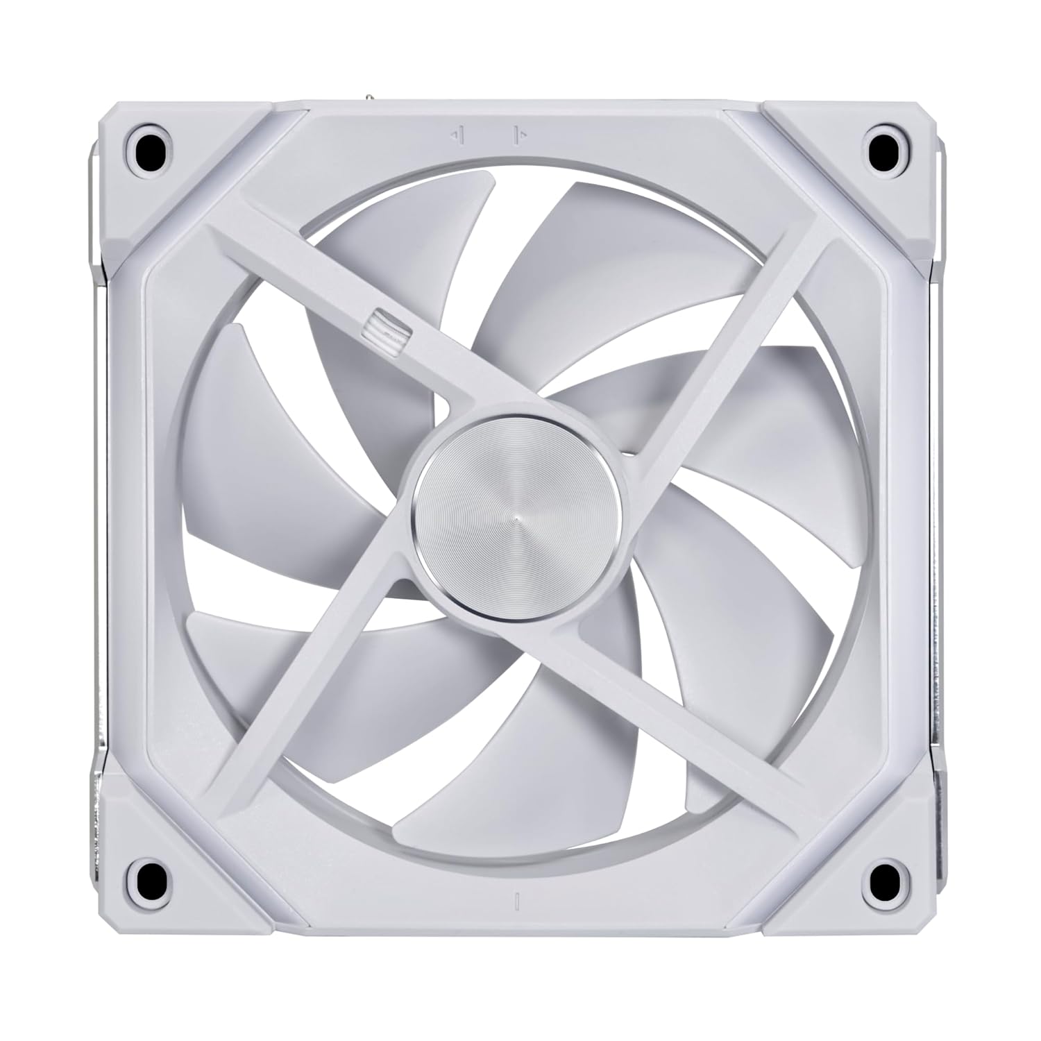 Lian Li SL V2 120 Reverse Blade White Single Fan, 120mm, 4-Pin PWM + 3-Pin ARGB, Compatible with SL120 V2 Pack, 64.5 CFM, 2000 RPM, Desktop