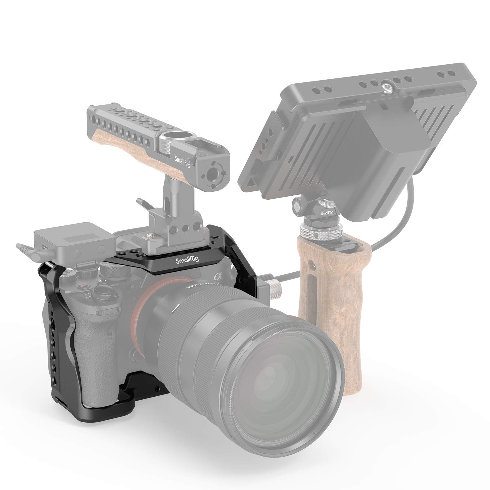 SMALLRIG A7SIII Cage Käfig für Sony A7S III Kamera mit Cold Shoe Schuh und Positionierungslöchern - 2999