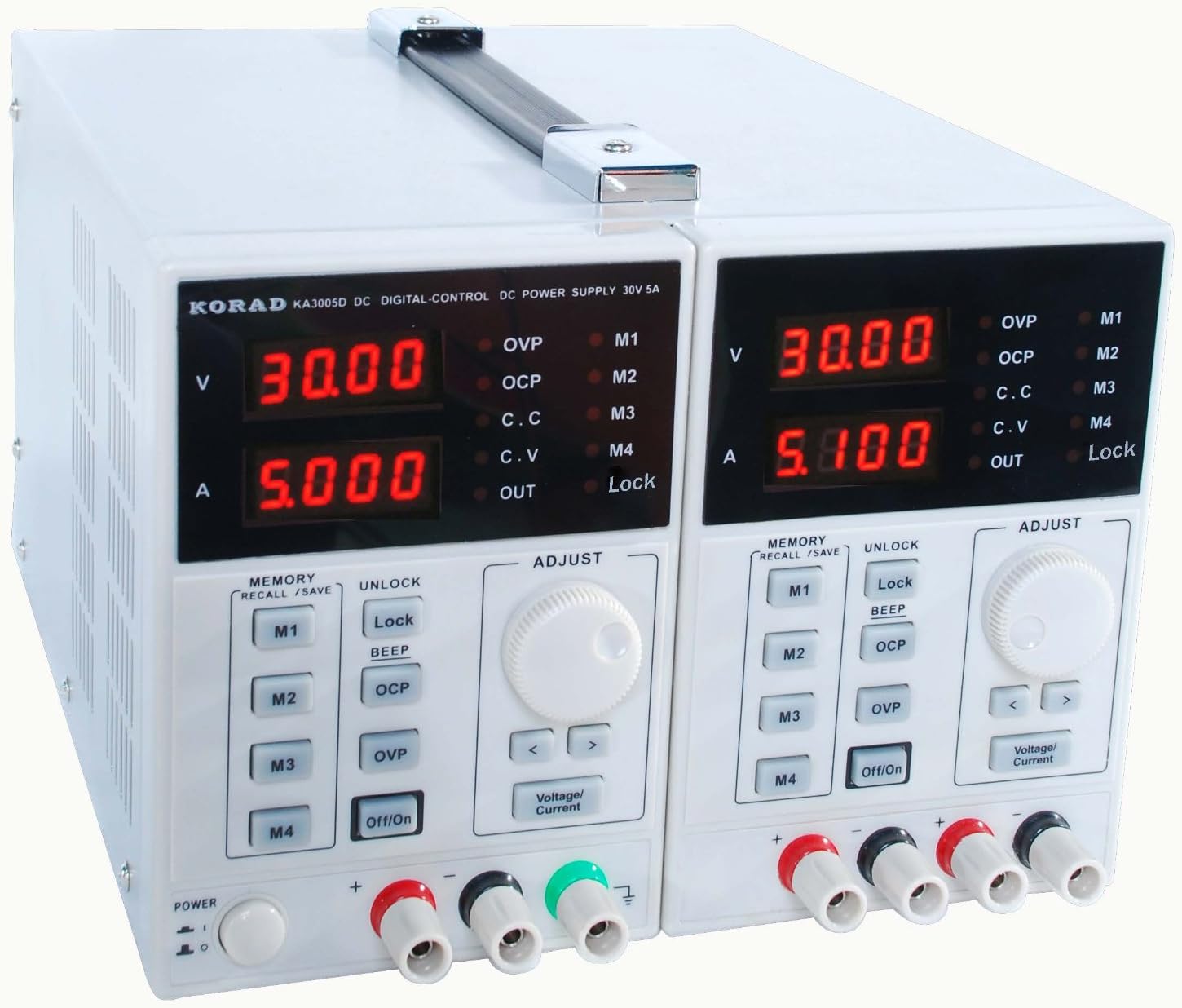 KORAD KA3005D-3S - Precision Variable Adjustable 30V, 5A Triple DC Power Supply Digital Regulated Lab Grade