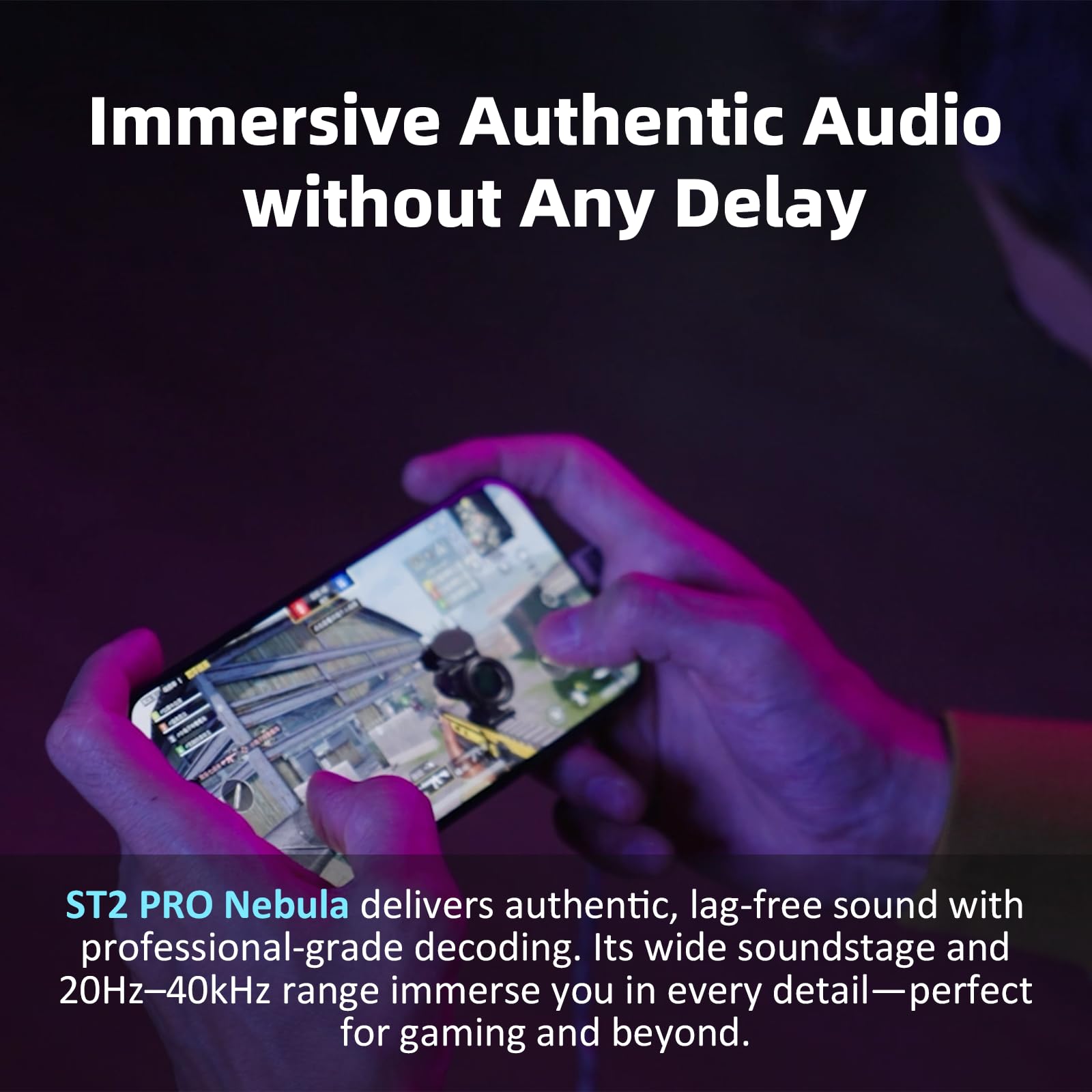 Hidizs ST2 PRO Kopfhörerkabel, ablösbar, DAC, USB-C, MMCX, Grau