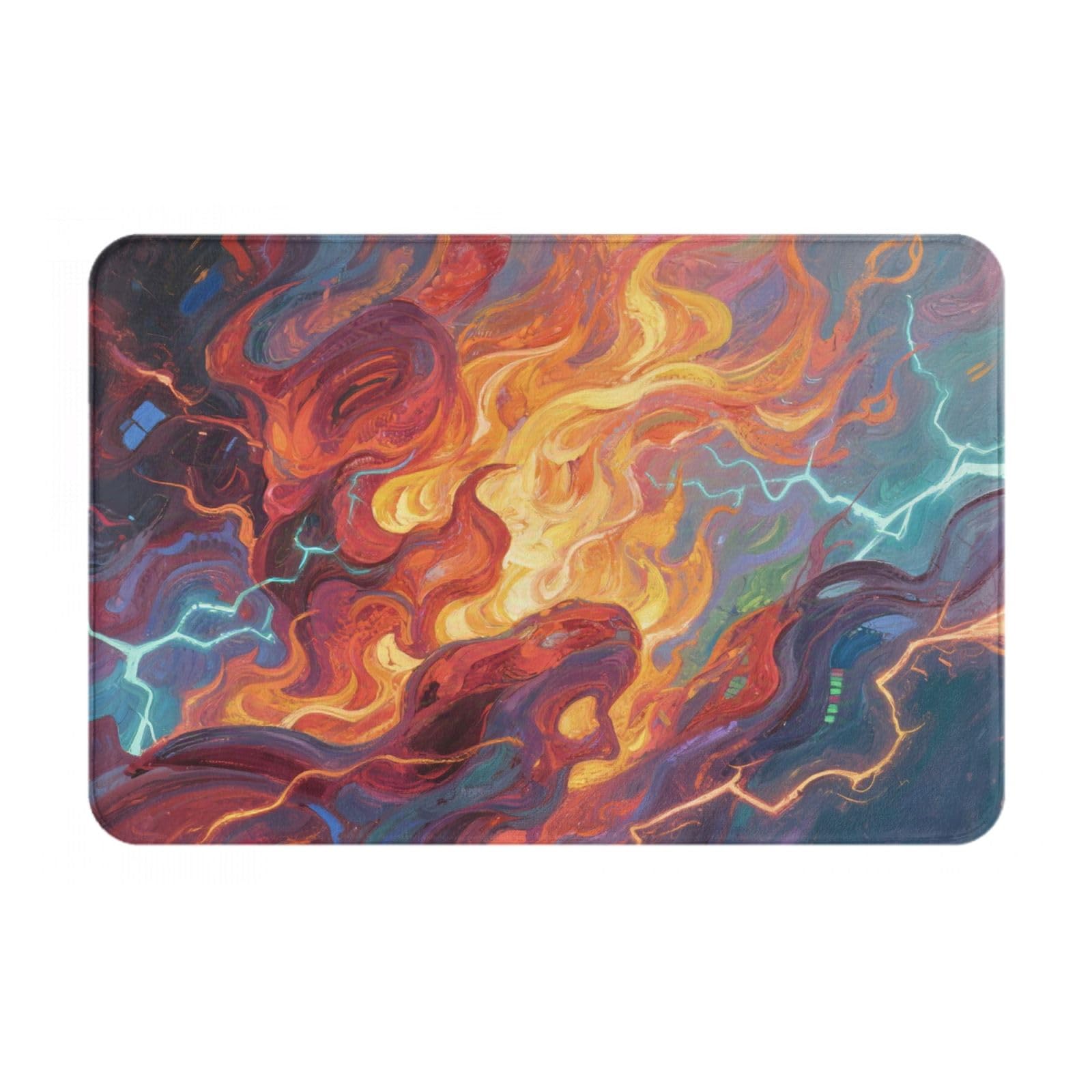 Tapis de bienvenue personnalisé Pyroflash paillasson entrée intérieur extérieur