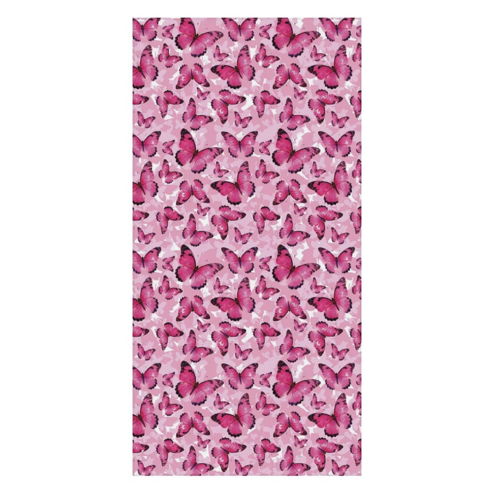 Anceky Beach Towel Quick-Dry Butterfly Bath Towels Beach Towel Large Absorbent Bath Towel for Home Gym Travel 31 X 63 in