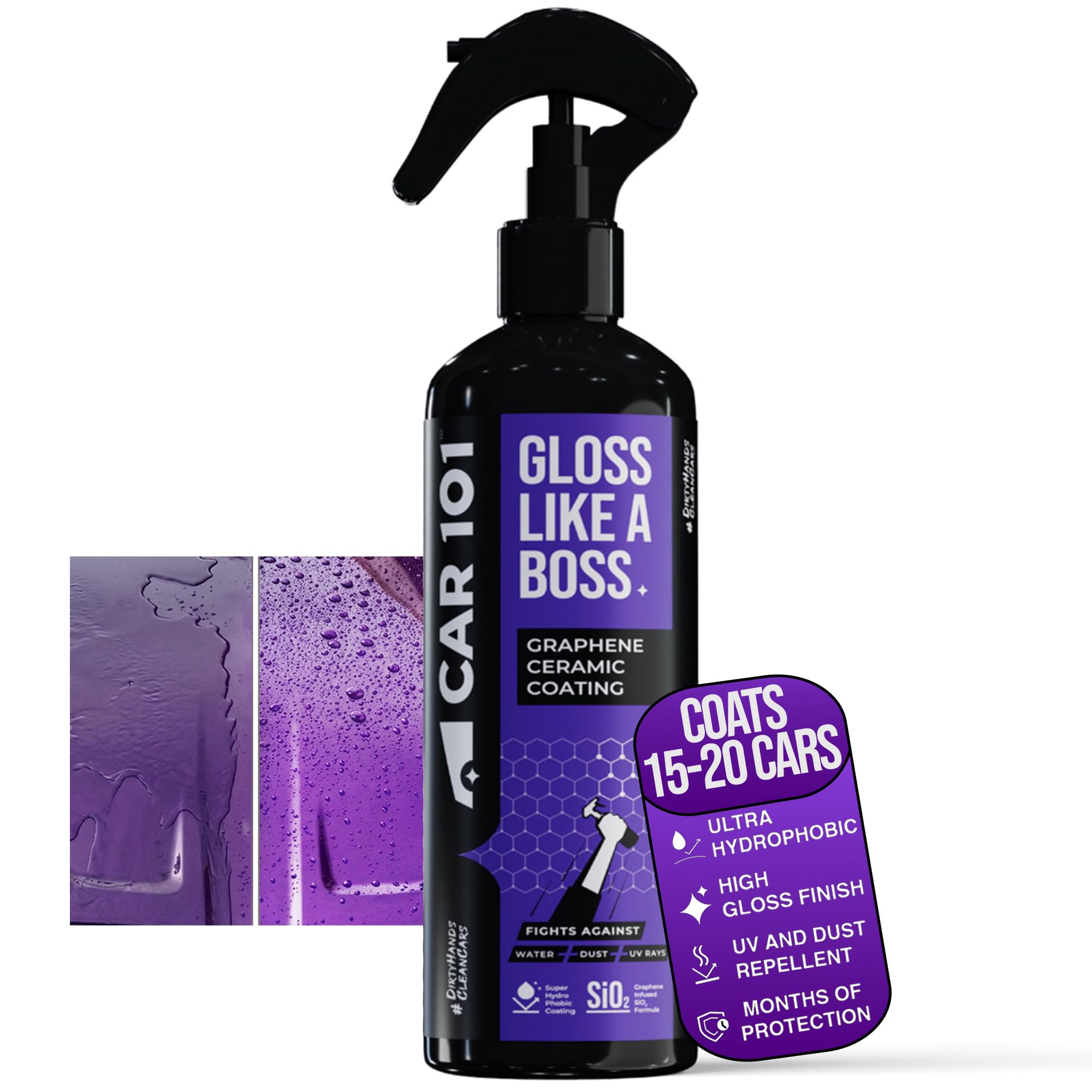 CAR101 Graphene Car Coating 300ml – Hydrophobic Ceramic Finish