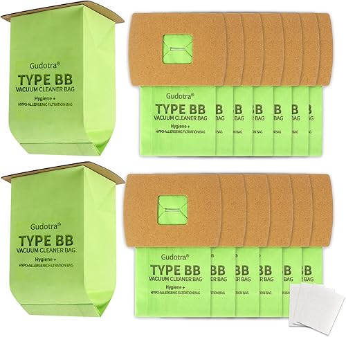 Paquete de 15 bolsas de vacío tipo BB de repuesto para Oreck XL Buster B bolsas de vacío PKBB12DW BB180 BB280 BB850 BB870 BB900 BB1000 MV160 AK1BB8A