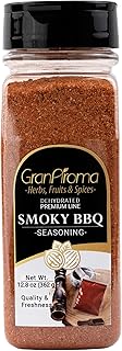GranAroma Smoky BBQ Seasoning, Rich Smoky Flavor, Perfect for Grilling and Roasting (12.8 Ounce)