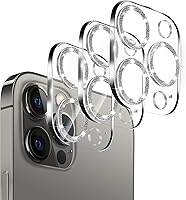 Vista 79 de 3 Pack Tempered Glass Camera Lens Protector for iPhone 12 6.1", Ultra HD, 9H Hardness, Anti-Scratch, Case Friendly, Easy to Install