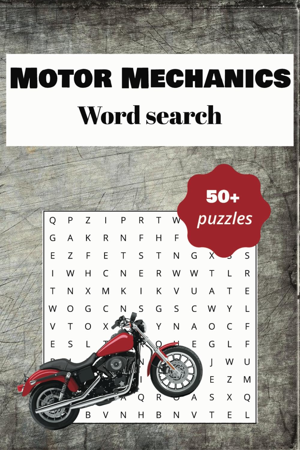 Motor Mechanic Word Search: For adults, seniors, teenagers, men, 55 puzzles, 9 words per puzzle, Challenge your Motor mechanic knowledge