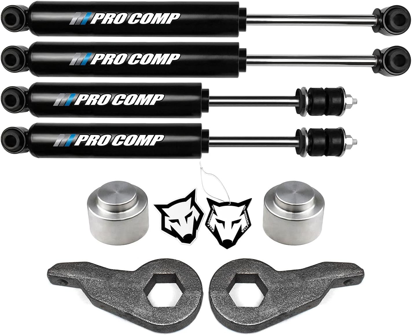 3" inch Level Lift Kit Shock Extenders 4X4 PRO For 20032010 Hummer H2 Front 1" Automotive money