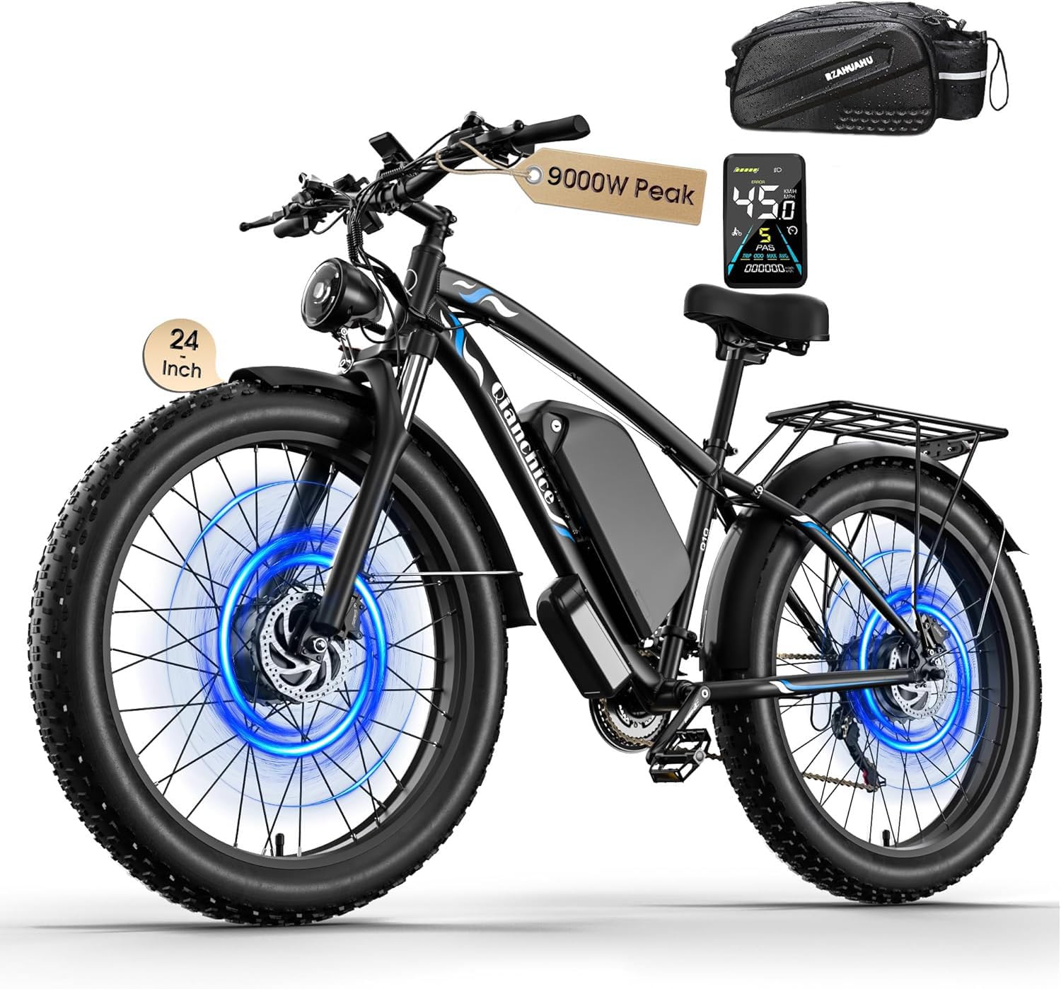 Qianchice 9000W Peak Dual Motor Fat Tire