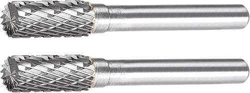 Miniatura 6 de A0613M03, limas rotativas de carburo de tungsteno de 0.236 in de diámetro, vástago de 18 pulgadas, herramienta de rebabas rotativas con forma de