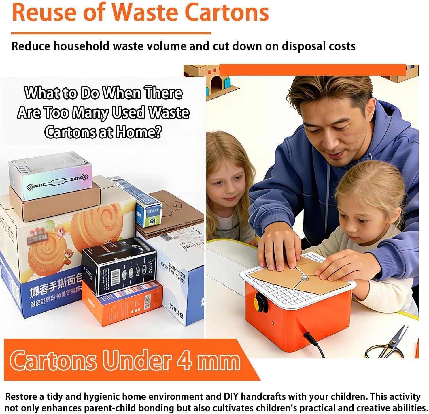 Taglierina elettrica sicura per bambini, kit di utensili elettrici con cassetto per rottami, per progetti fai da te, creatività e tecnologia