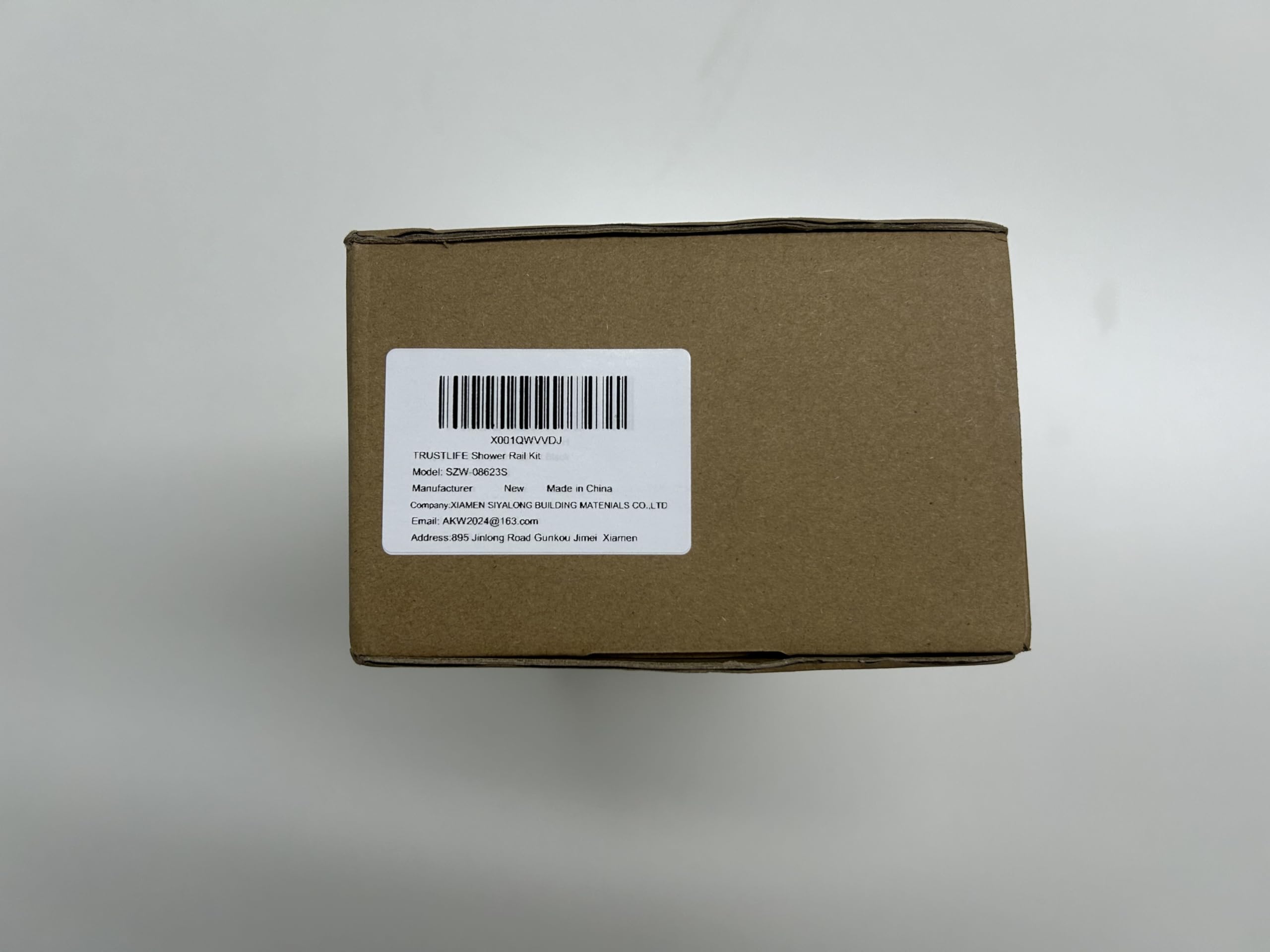 Saliscendi per Doccia Inox Asta Regolabile Kit con Supporto 68 x 2,2cm, Cromo