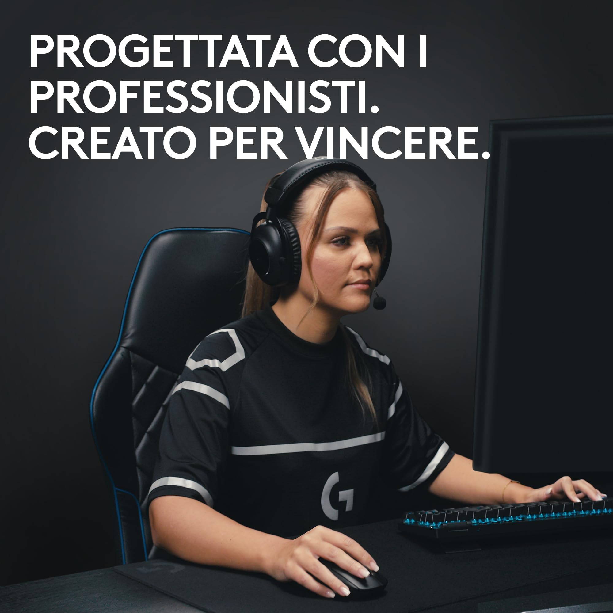 Logitech G PRO X SUPERLIGHT 2 LIGHTSPEED mouse gaming wireless, aggiornamento 8K, leggero, 60g, switch ibridi LIGHTFORCE, HERO 2, 888 IPS, 44K DPI, 5 pulsanti programmabili, USB-C, PC e Mac - Rosa