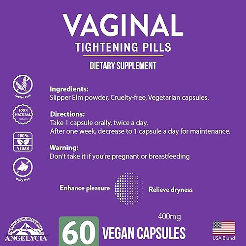 Miniatura 8 de Píldora de apriete vaginal - Aprieta, rejuvenece y lubrica - Píldora hidratante vaginal para sequedad y estiramiento vaginal - Solución de salud