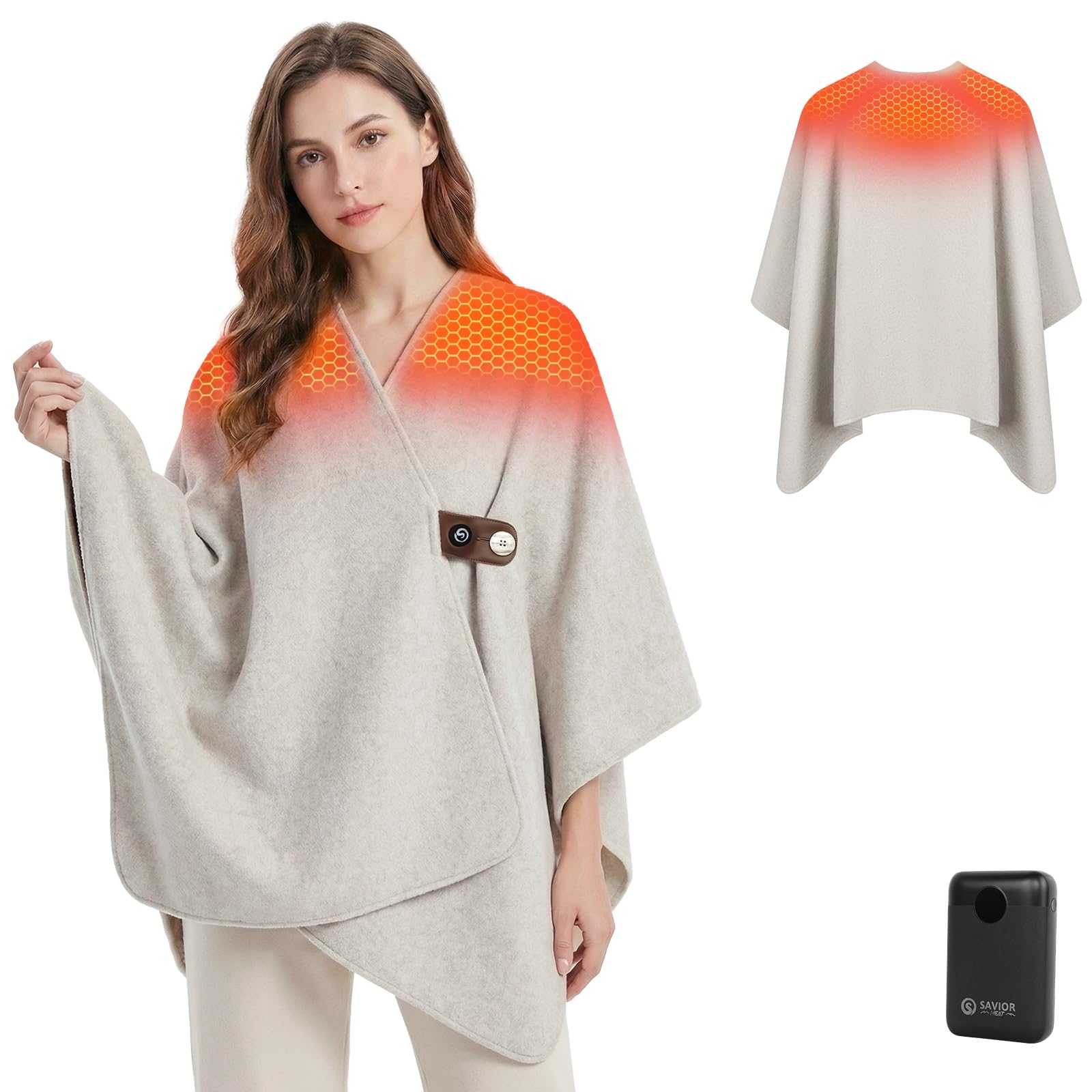 SAVIOR HEAT Heated Blanket Battery Operated