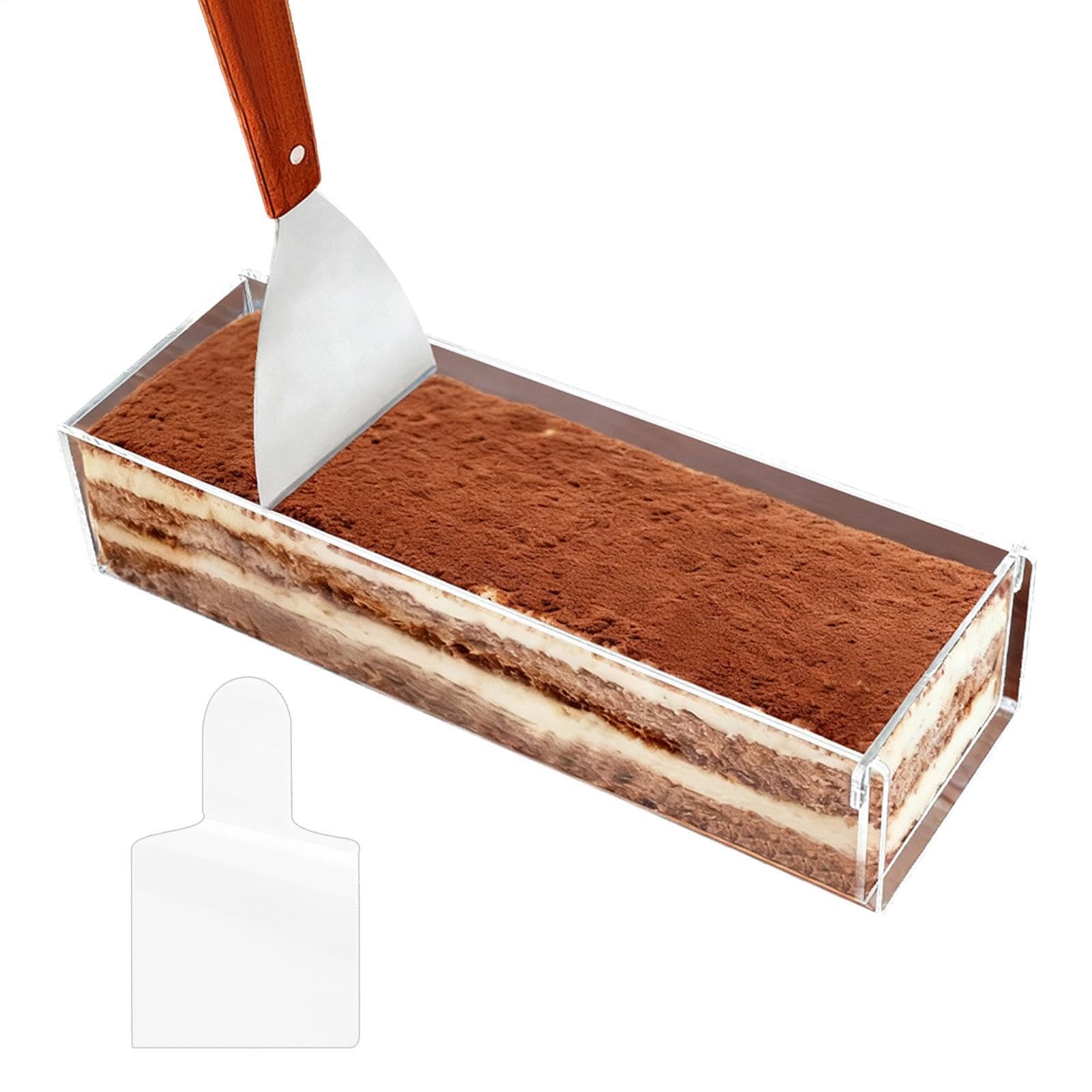 Scatola di servizio della mousse della scatola della torta di rettangolo