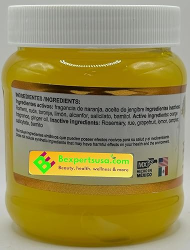 Miniatura 2 de Fenogreco Gel 8.82 oz para tonificar bustos, glúteos y gel de JENGIBRE Beauty Panza Naranja 8.82 oz B-Experts, 2 unidades