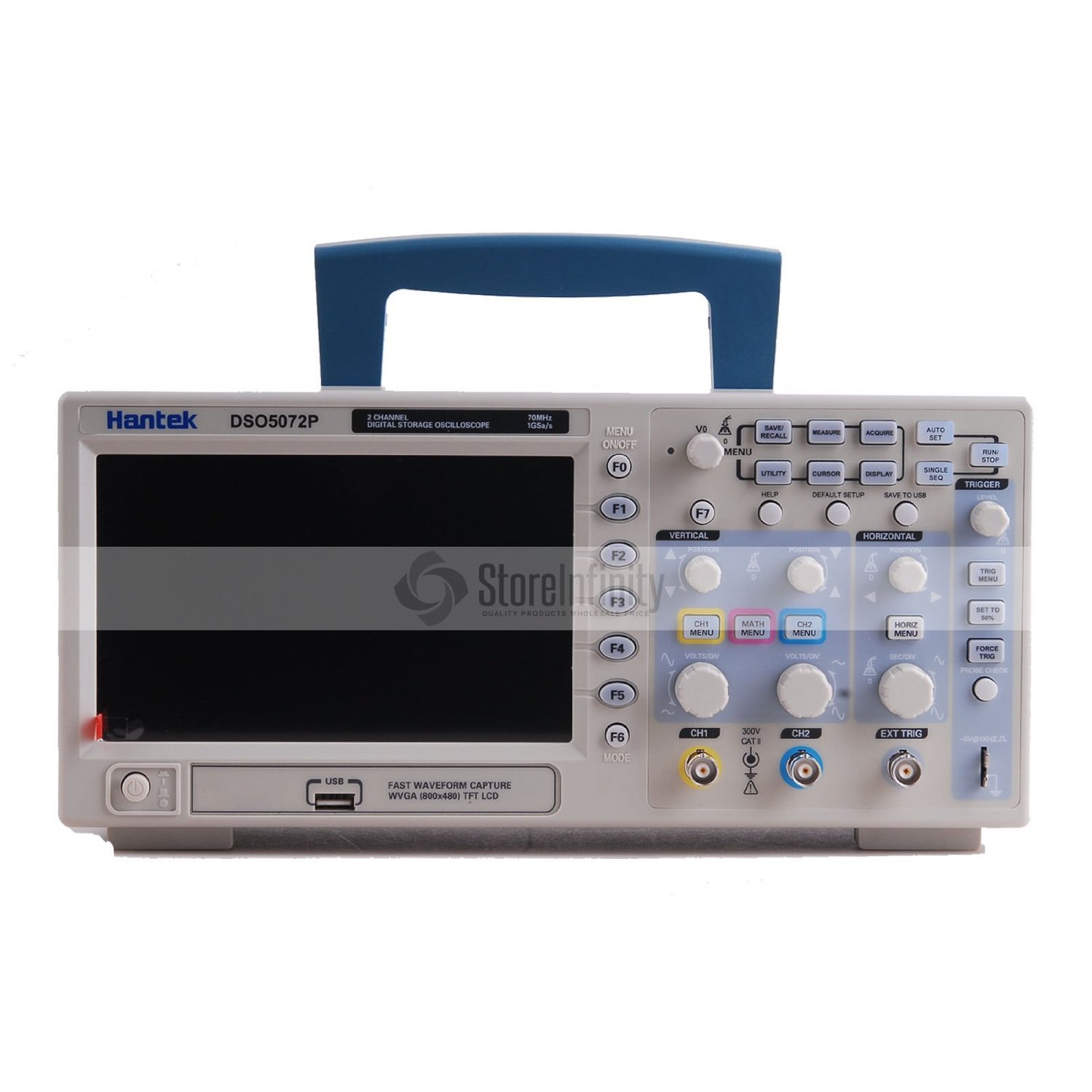 Amazon.co.jp: Hantek DSO5072P デジタルオシロスコープ 70MHz 1Gs 2CH  