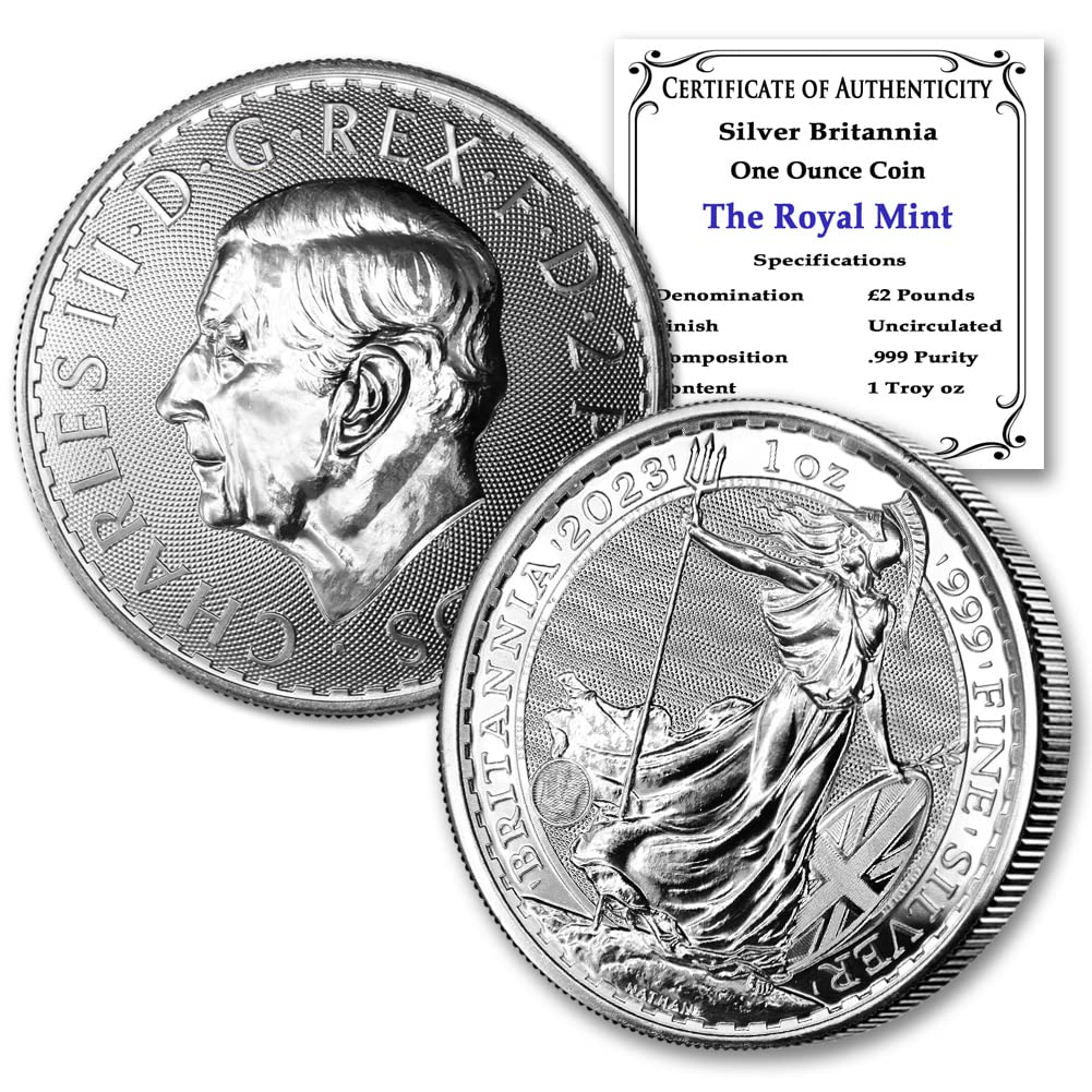 2026-1 oz Silver Britannia Coin Brilliant Uncirculated in Capsule with Luxury SetShield LED-Lit Presentation Box and a Certificate of Authenticity £2 Seller BU