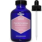Frankincense Essential Oil, Edible, for Face, Dark Circles - 100% Pure, Frankincense, Resin, Oil, Boswellia Serrata by Zongle Therapeutics, 4 OZ