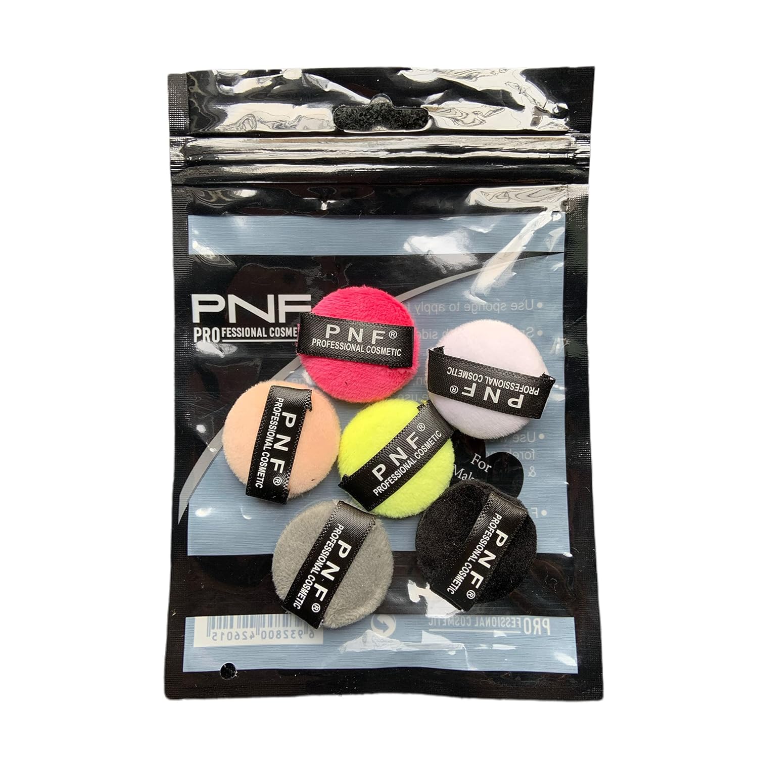 PNF 6pcs Mini Round Makeup Puff makeup sponge for blending foundation powder puff-image-26