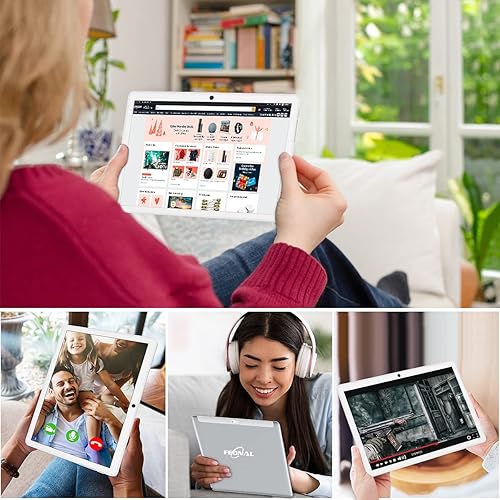 Miniatura 8 de Tablet Tablet Android de 10.1 pulgadas, procesador Octa-Core 32GB de almacenamiento, cámara dual de 13MP+5MP, WiFi, Bluetooth, GPS, soporte de