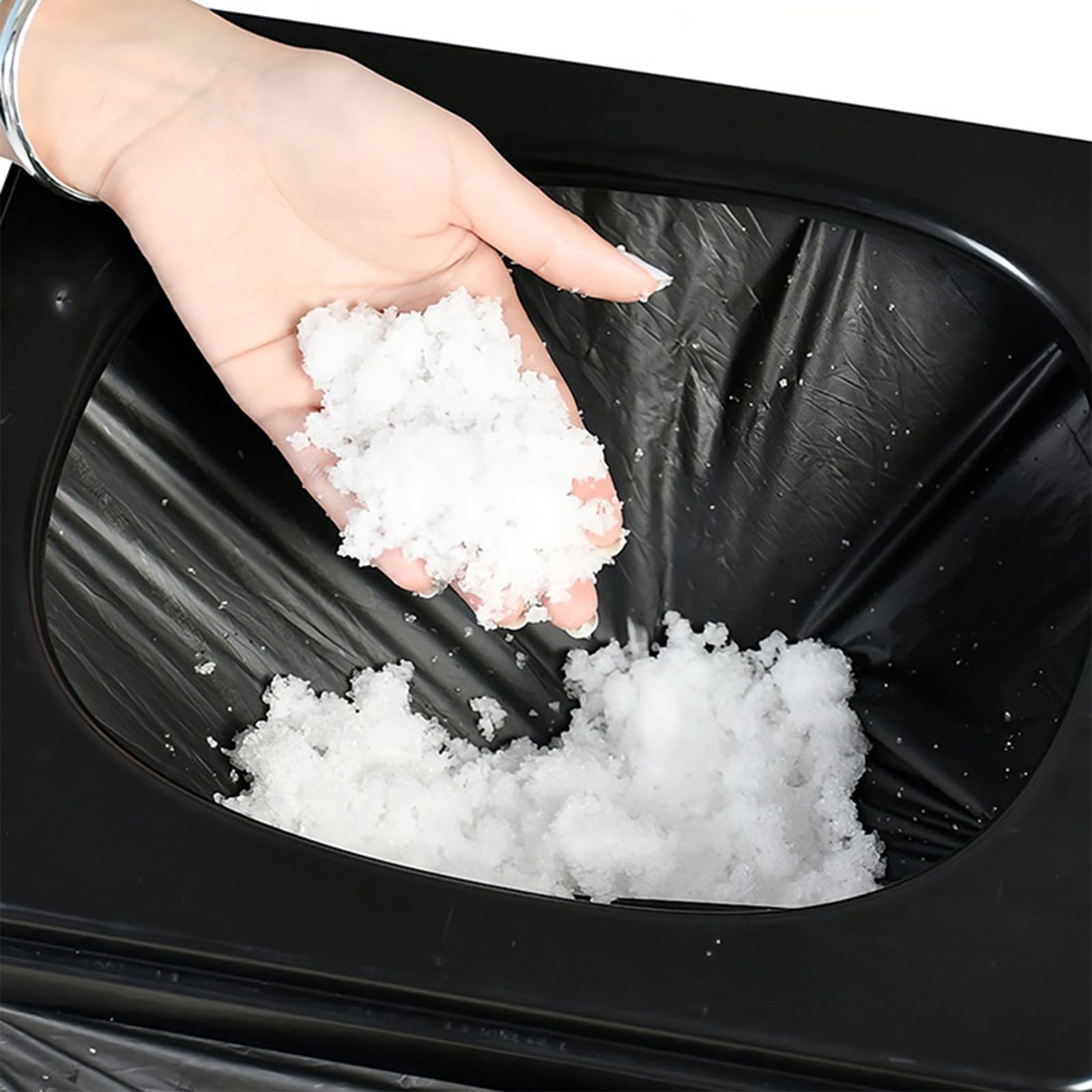 24pcs Portable Biodegradable Toilet Bags with Drawstring