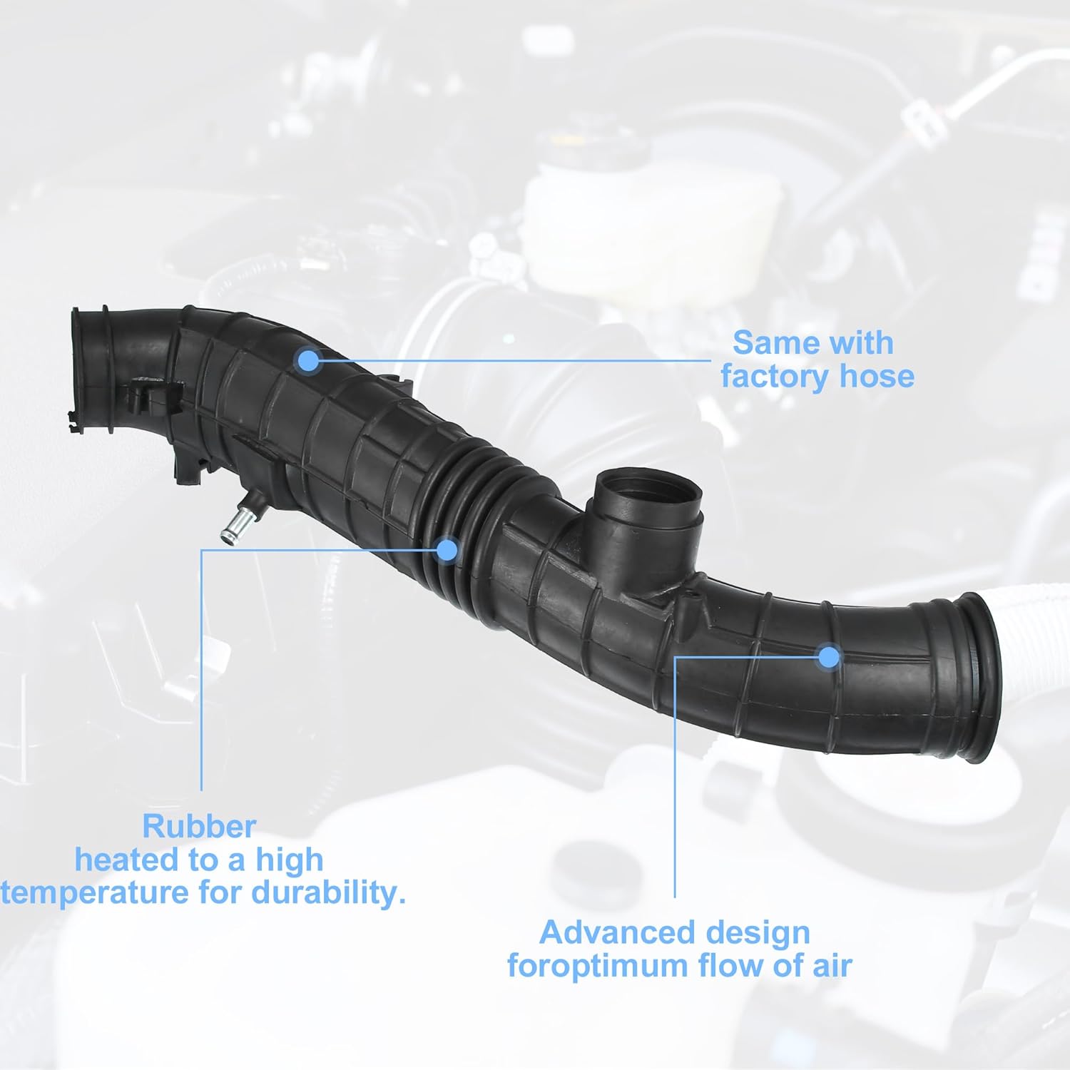 uxcell 1 Pcs Car Air Intake Hose Replacement No.17228PAAA00 for Honda Accord 1998-2000