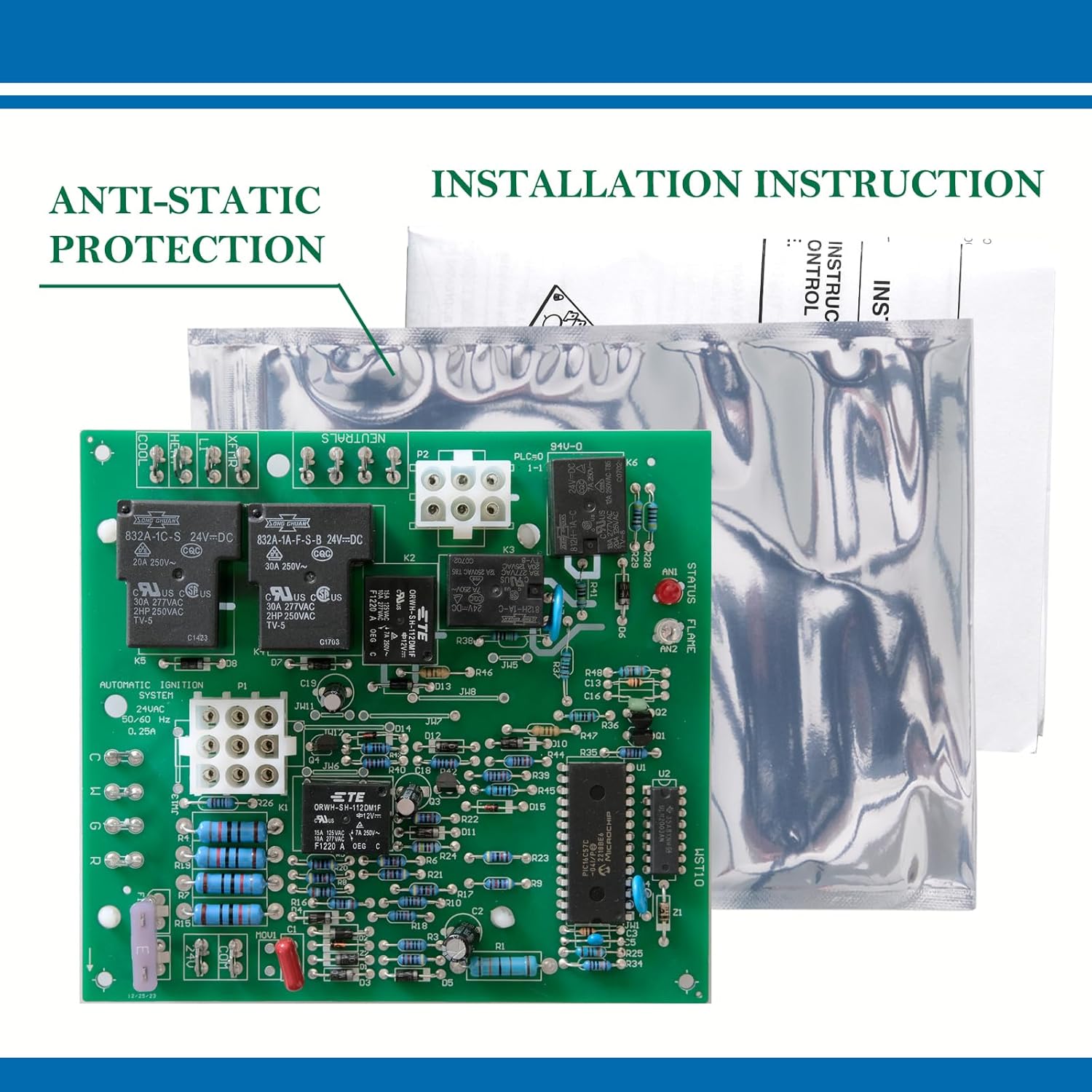 NEALMART 903429 circuit board packaged in an anti-static bag