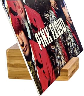 حامل أسطوانات فينيل من ريكورد-هابي، حامل ال بي لعرض ألبوم واحد مثالي لعرض أفلام ناو بلاينج بمقاس 30 سم أو 18 سم، حامل عرض أسطوانات CD مصنوع من البامبو الصديق للبيئة لعرض مجموعتك بذوق فني