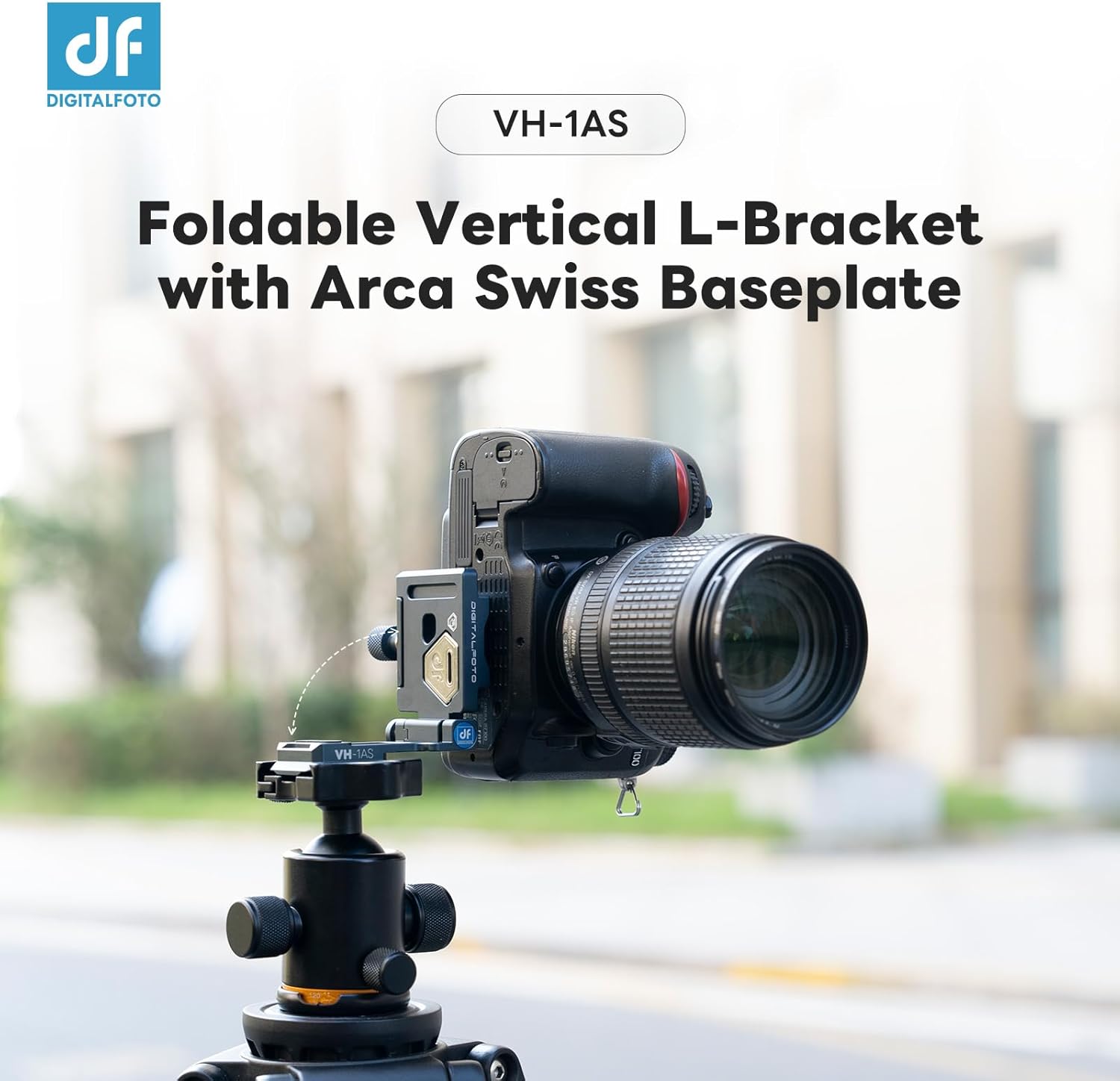 Camera Foldable L Bracket for DSLR, Arca-Swiss Quick Release Vertical Camera Mount, Lightweight CNC Aluminum Tripod Quick Release Plate Compatible with Sony Canon Nikon Fuji 11LB Load - Image 9
