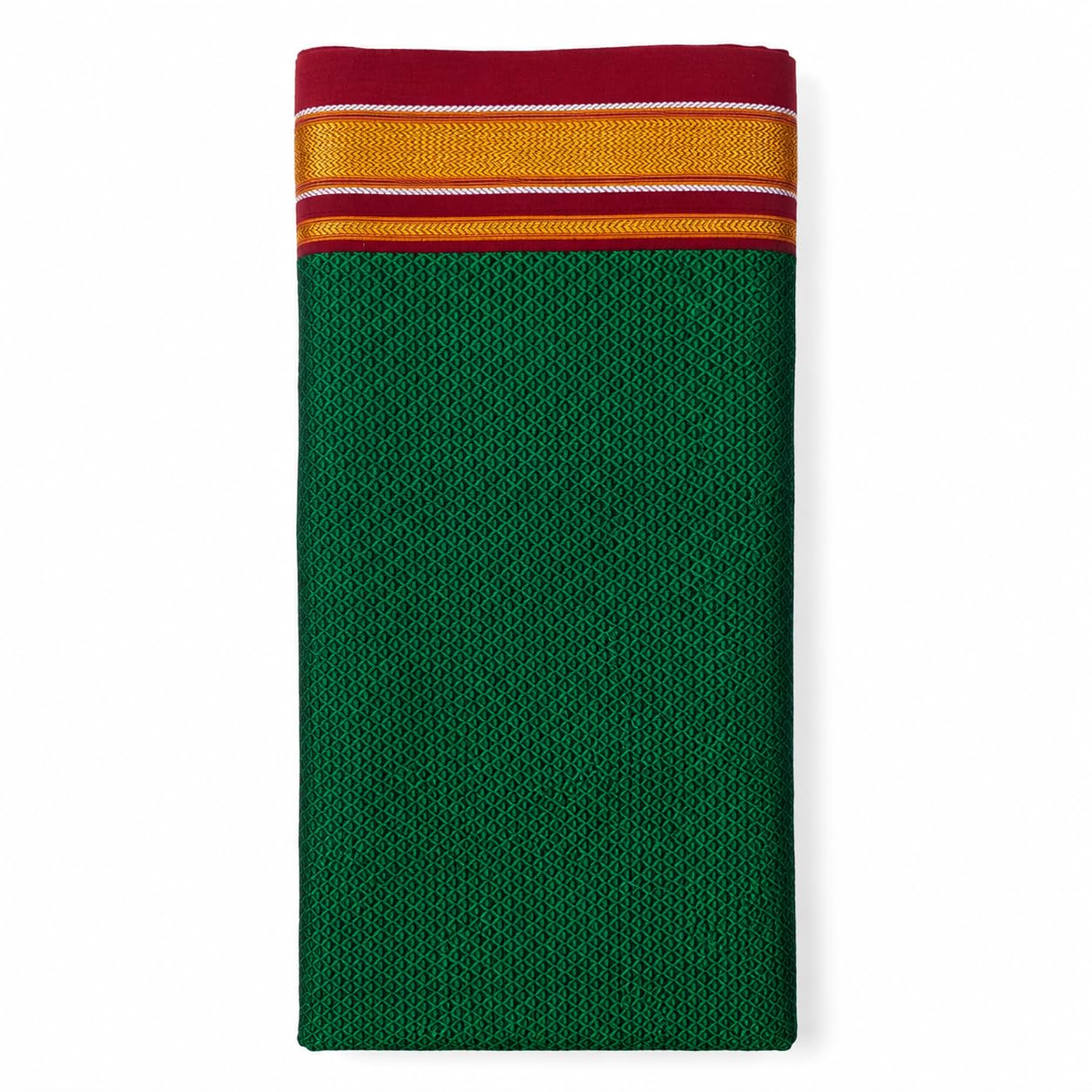 Traditional Handwoven Khun Fabric (1 Meter) 100% Pure Cotton Blouse Material | Soft, Breathable & Durable | Ideal for Saree Blouse, Kurti, Ethnic Wear & DIY Crafts-image-3